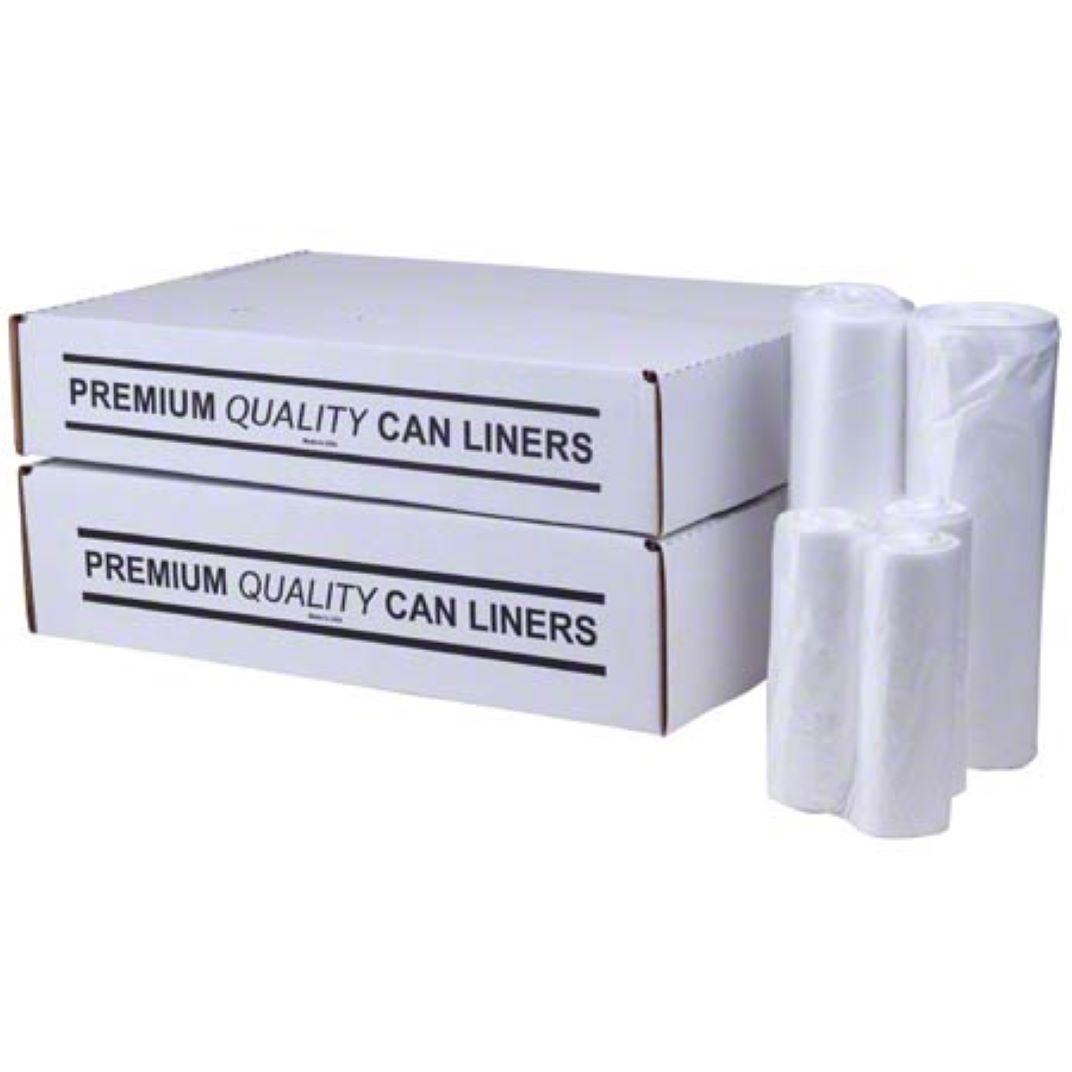 Liner 30X36 IN Opaque White LDPE Coreless Heavy Duty 250 Count/Roll