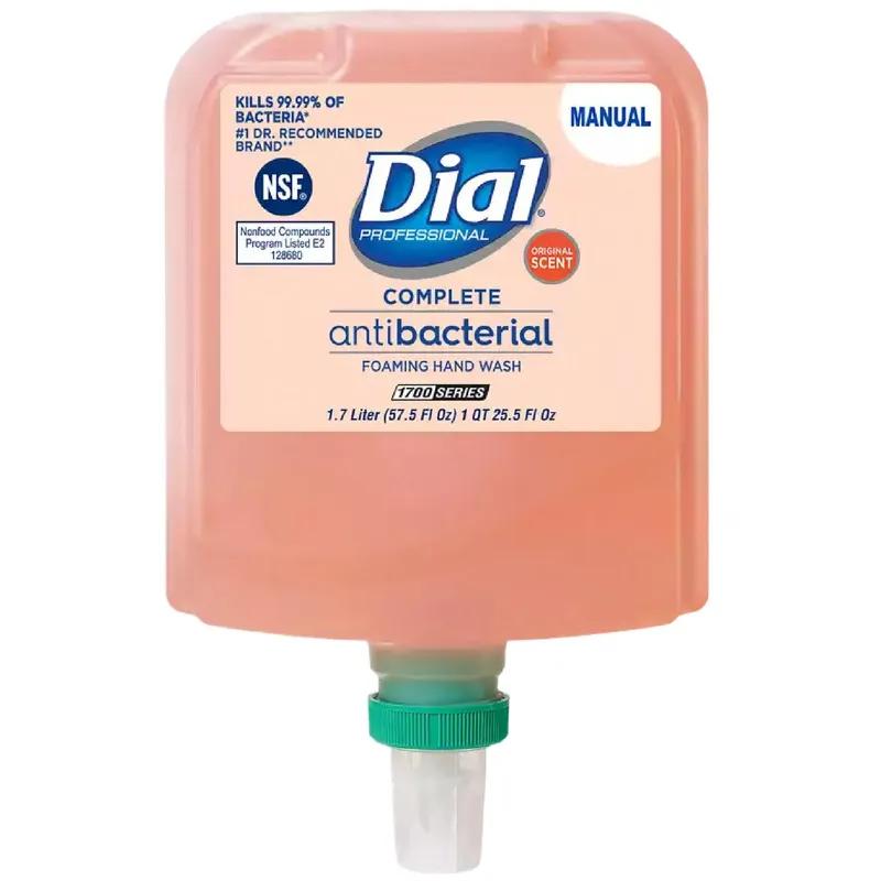 Dial Complete® Hand Soap Foam 1.7 L Antimicrobial 3 Count/Case