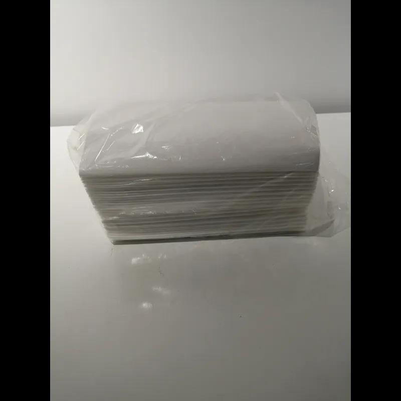 Victoria Bay Dinner Napkins 17X17 IN White Paper 1PLY 1/8 Fold Linen Feel 300/Case