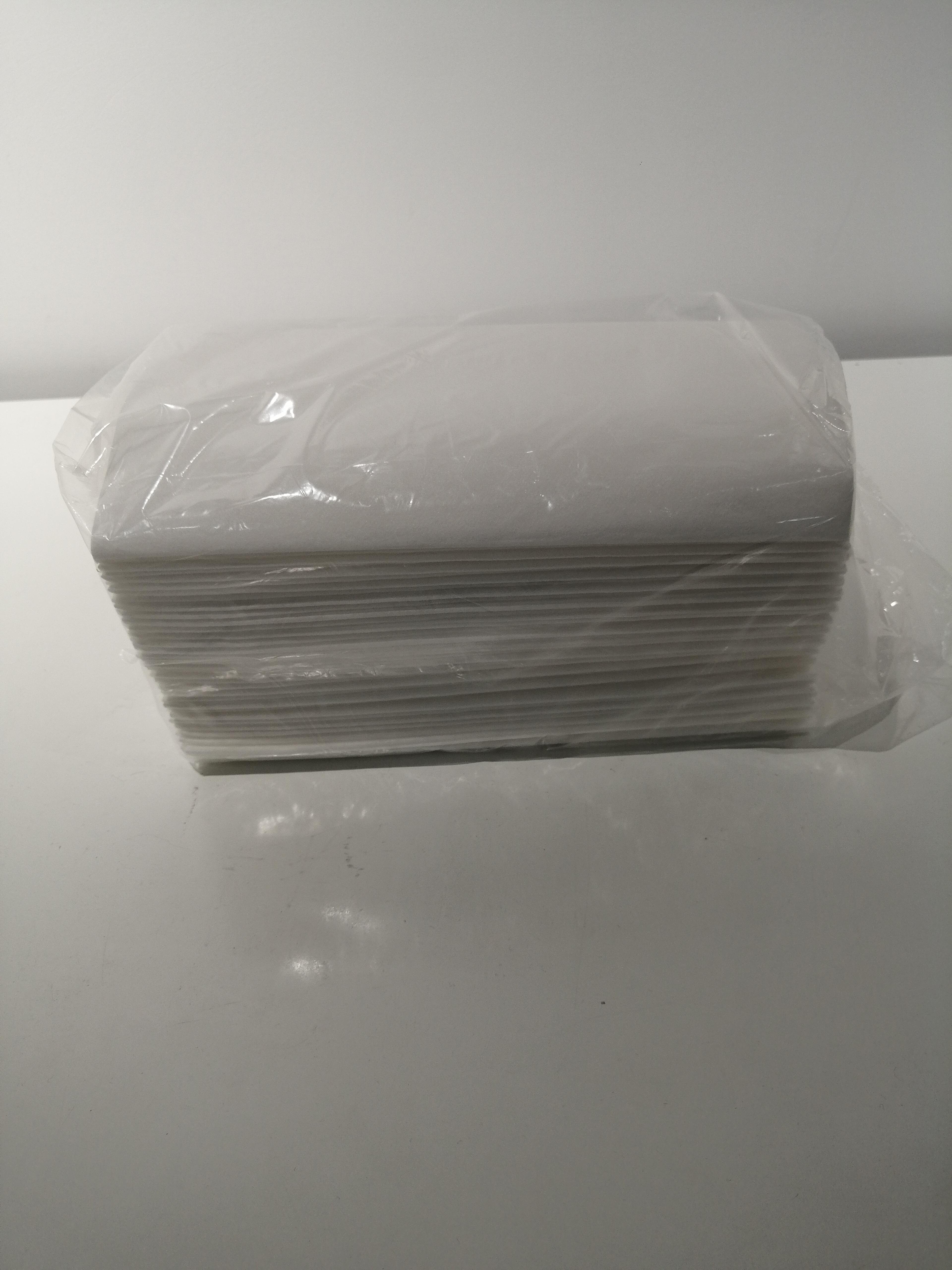 Victoria Bay Dinner Napkins 17X17 IN White Paper 1PLY 1/8 Fold Linen Feel 300/Case