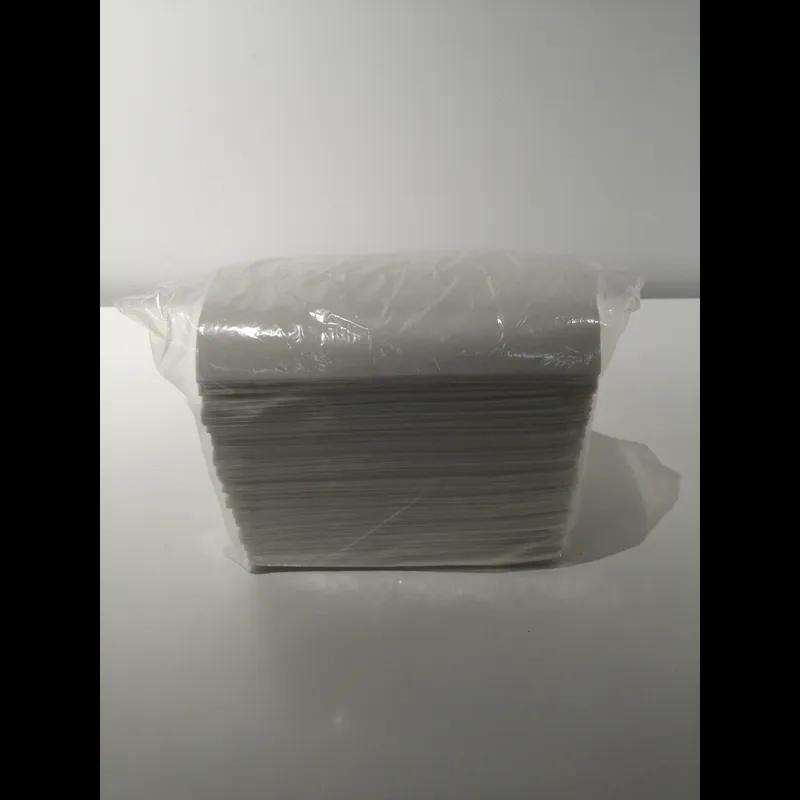 Victoria Bay Dinner Napkins 15X17 IN White Paper 1PLY 1/8 Fold Linen Feel 500/Case