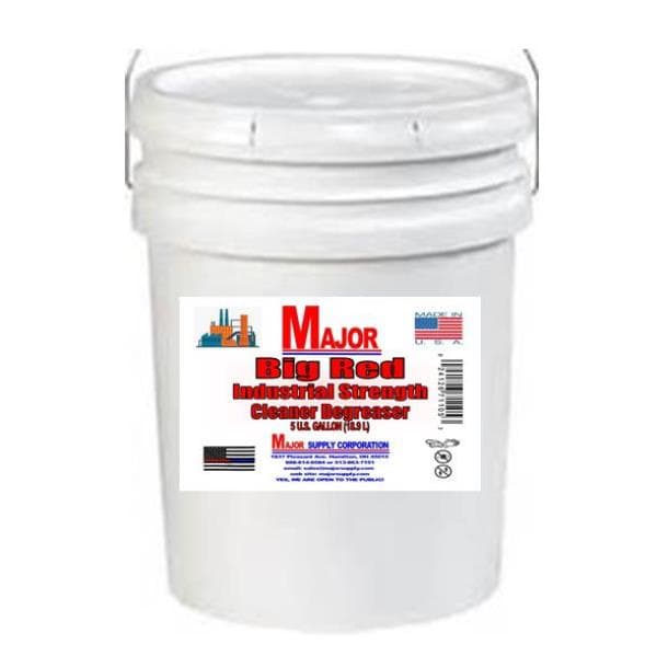 Major Big Red Cleaner 5 GAL Industrial Strength 1/Each