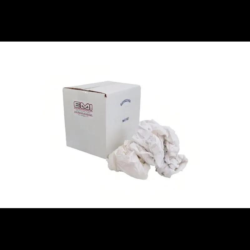 Cleaning Wipe 5 LB Knit White Reclaimed Textile Low Lint 1/Case