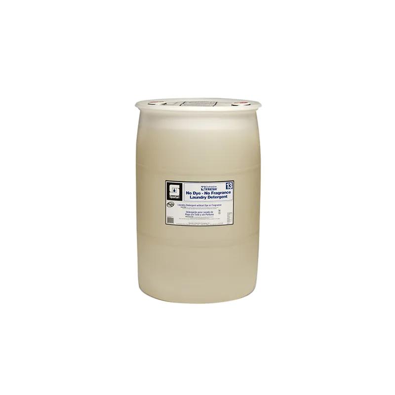 Clothesline Fresh® 13 Unscented Laundry Detergent 55 GAL Neutral Liquid No Dye 1/Drum