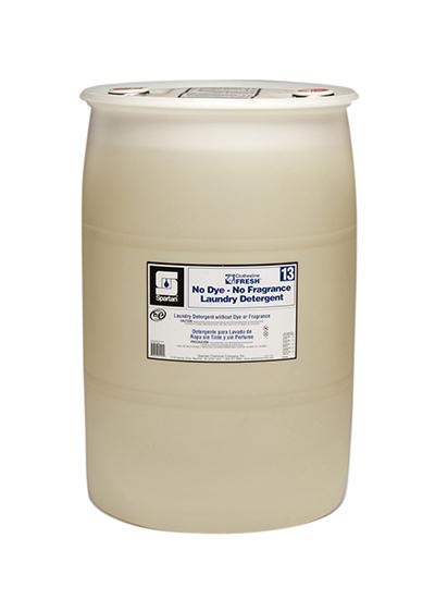 Clothesline Fresh® 13 Unscented Laundry Detergent 55 GAL Neutral Liquid No Dye 1/Drum