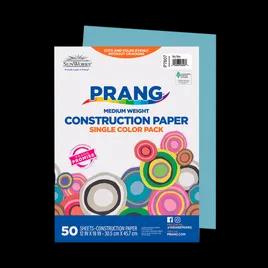 Construction Paper 12X18 IN Sky Blue 50 Sheets/Pack 25 Packs/Case 1250 Sheets/Case
