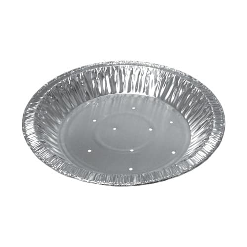 Pie Pan 18.9 OZ 8 IN Aluminum Perforated 1000/Case