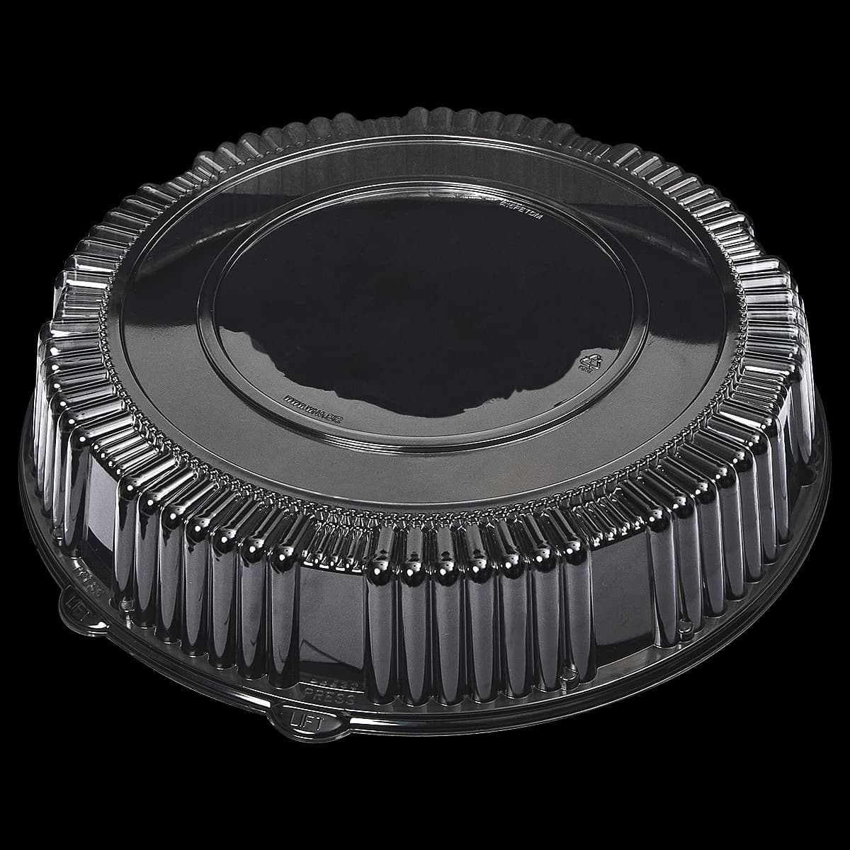 Victoria Bay Lid Dome 16 IN PET Clear Round For Serving Tray 25/Case
