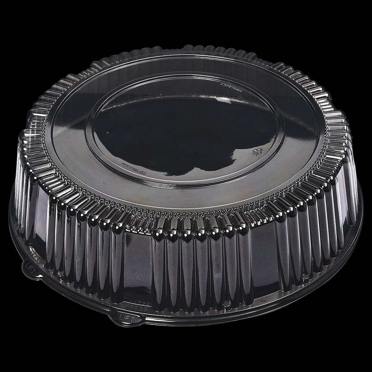 Victoria Bay Lid High Dome 16 IN PET Clear Round For Serving Tray 25/Case