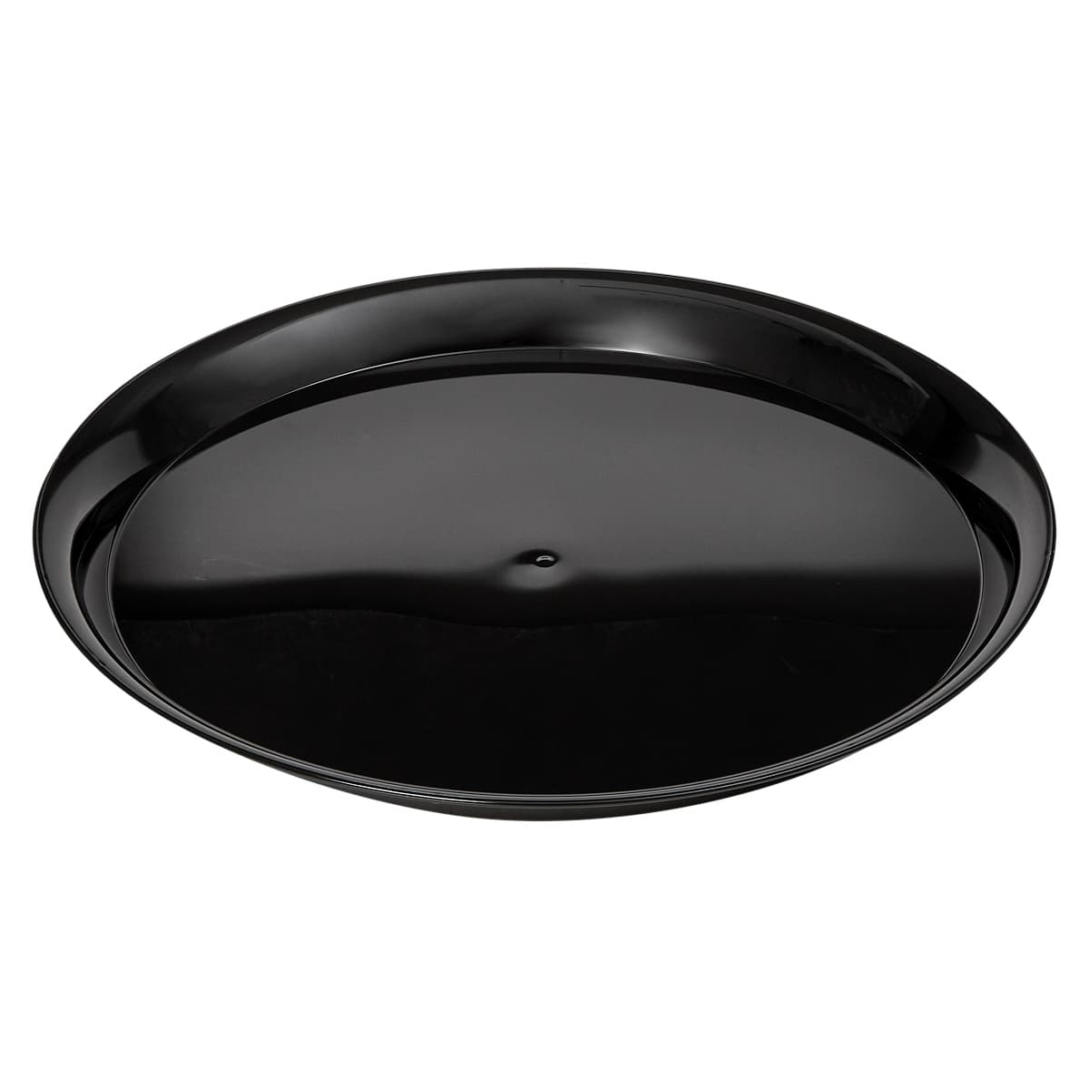 Victoria Bay Serving Tray Base 12 IN PS Black Round 25/Case