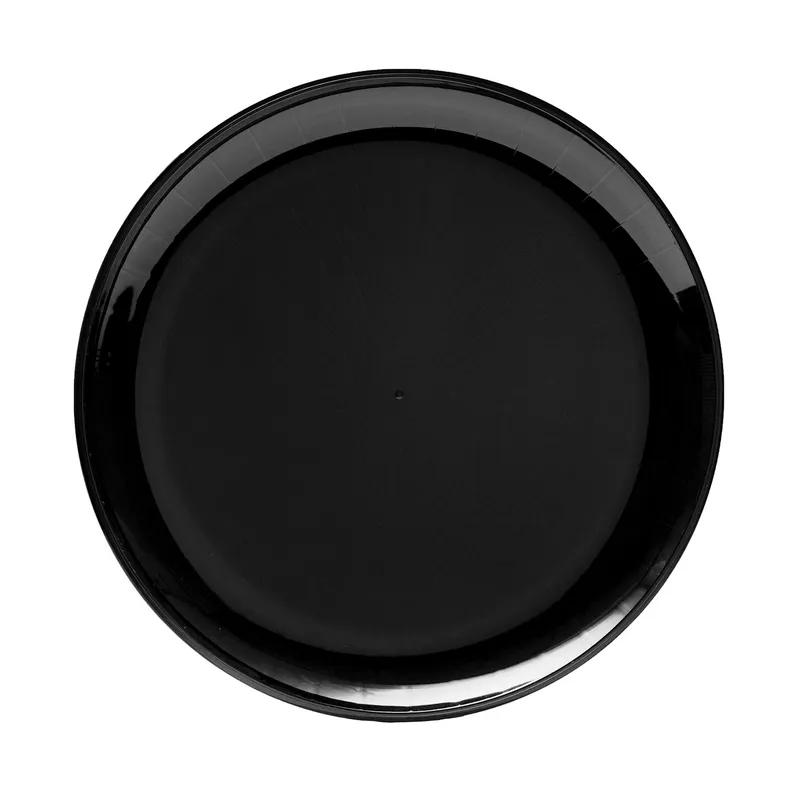 Victoria Bay Serving Tray Base 12 IN PS Black With Design Round 25/Case