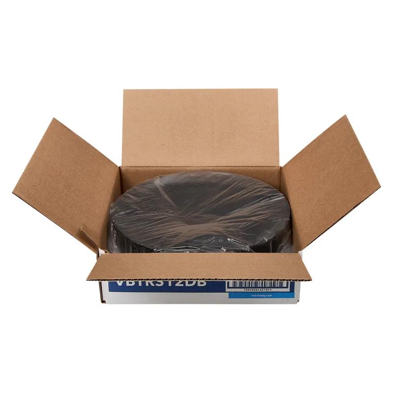 Victoria Bay Serving Tray Base 12 IN PS Black With Design Round 25/Case