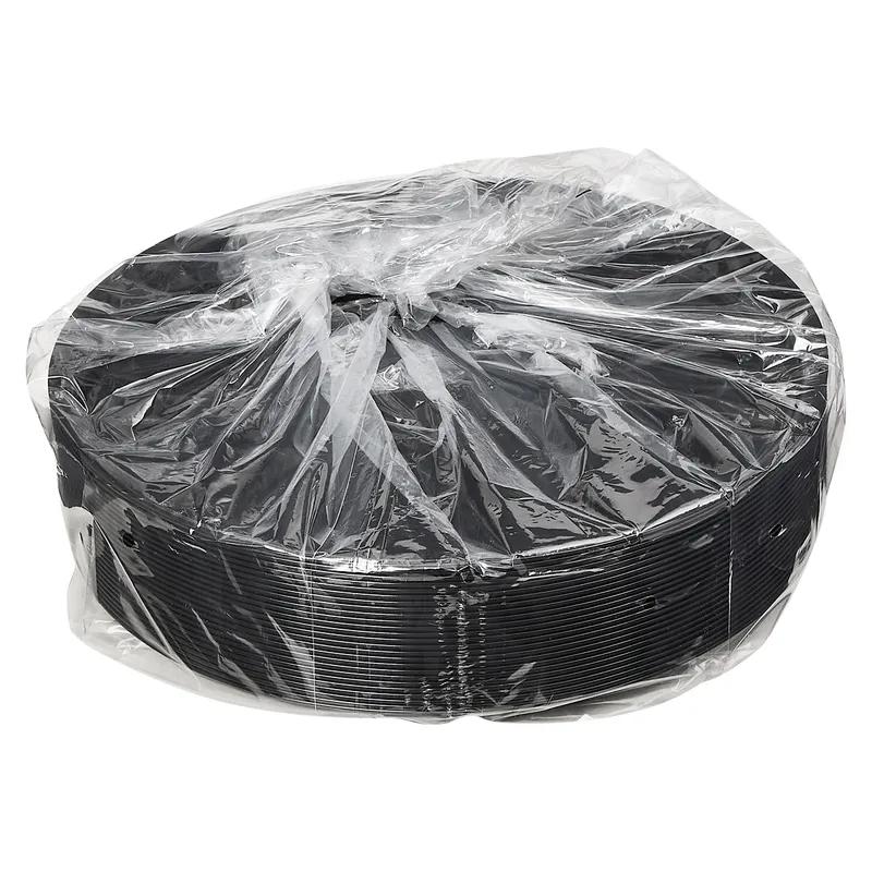 Victoria Bay Serving Tray Base 14 IN PS Black Round Higher Sidewall 25/Case