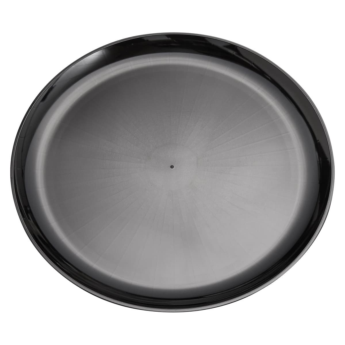 Victoria Bay Serving Tray Base 16 IN PS Black With Design Round 25/Case