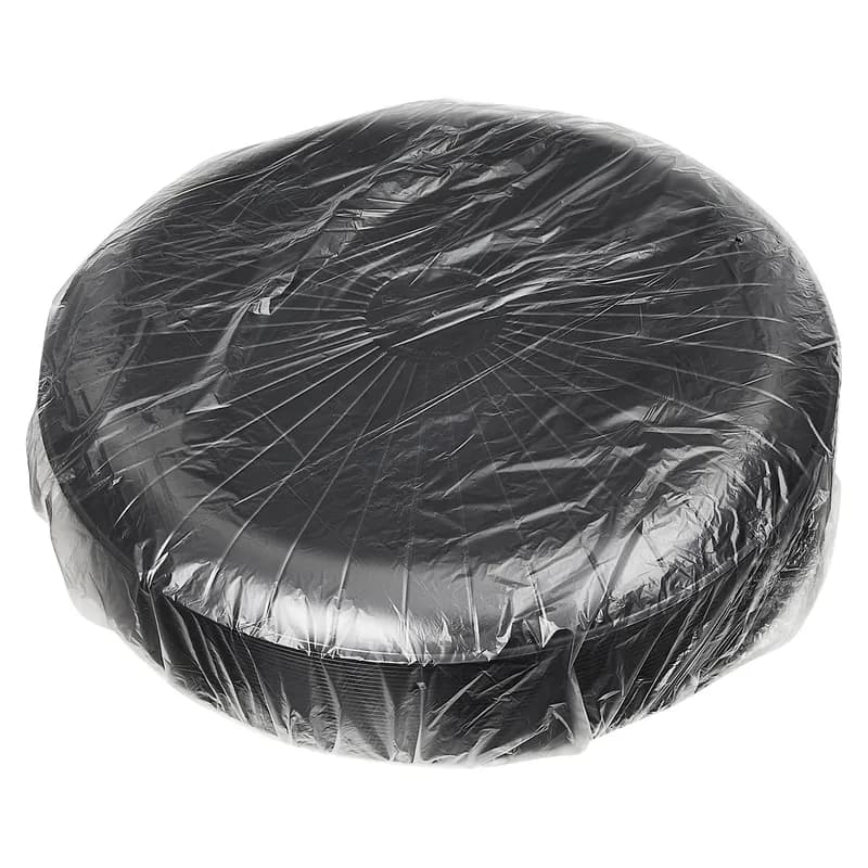 Victoria Bay Serving Tray Base 16 IN PS Black With Design Round 25/Case