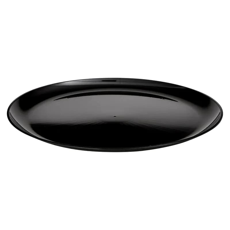 Victoria Bay Serving Tray Base 16 IN PS Black With Design Round 25/Case