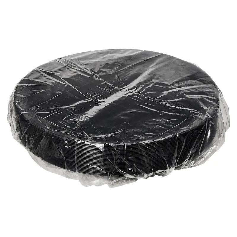 Victoria Bay Serving Tray Base 18 IN PS Black With Design Round 25/Case