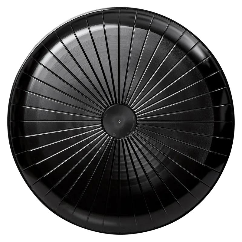 Victoria Bay Serving Tray Base 18 IN PS Black With Design Round 25/Case