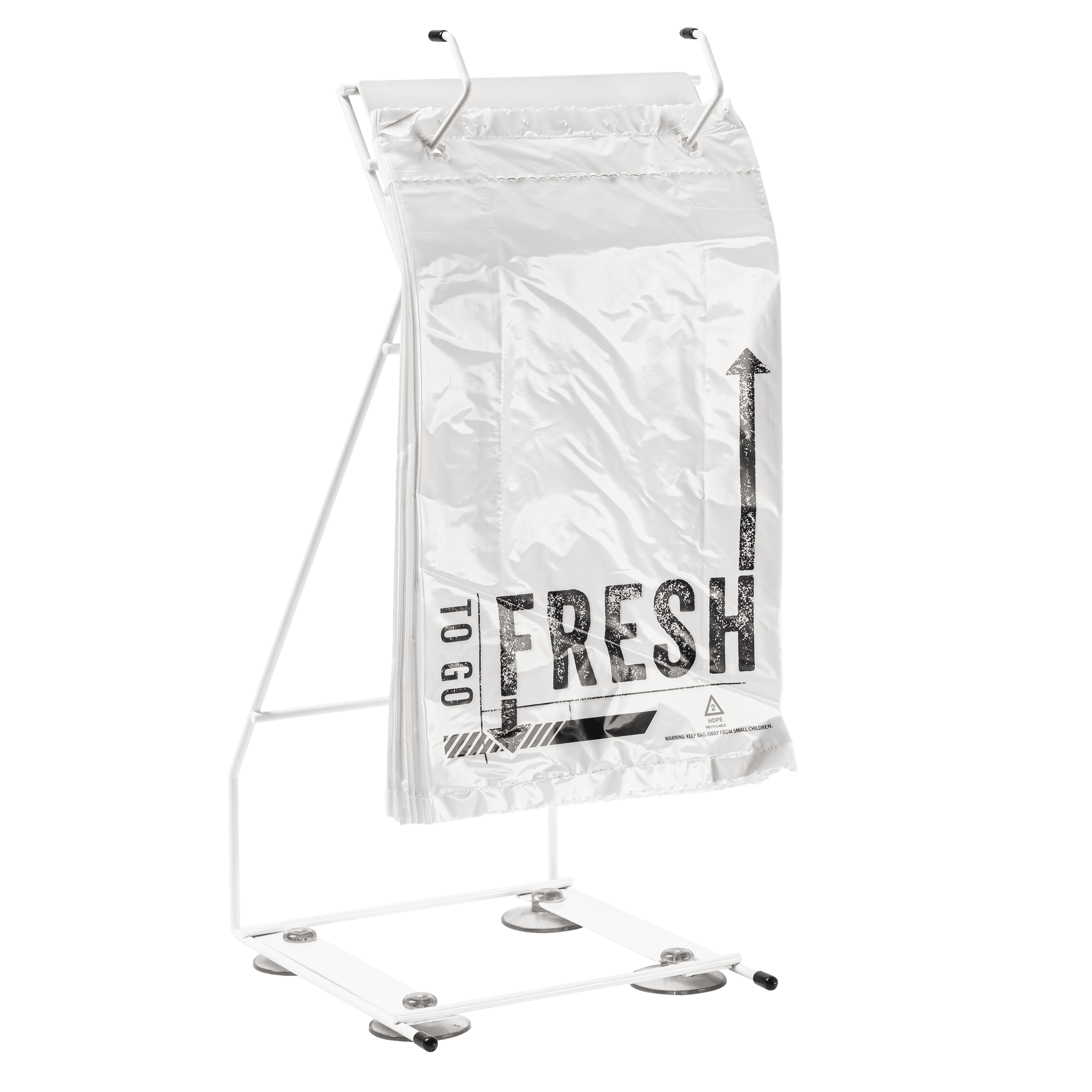 TO GO FRESH™ Deli Bag 7X3X11+1 IN High-Density Polyethylene (HDPE) White 1000/Case
