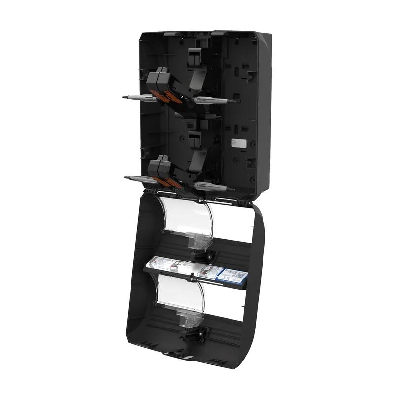 Compact Quad® Toilet Paper Dispenser 6.90X11.75X13.25 IN Smoke Gray 4-Roll Coreless High Capacity 1/Each