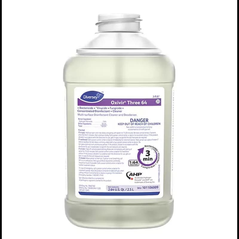 Oxivir® J-Fill® Three 64 Disinfectant 84.5 OZ 2/Case