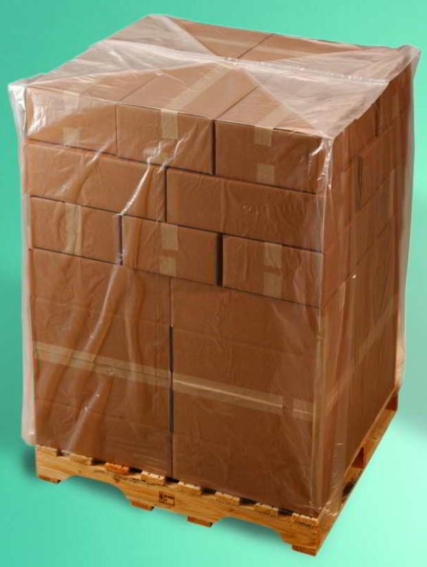 Pallet Cover 74X74 IN Clear LDPE 2MIL 1/Roll