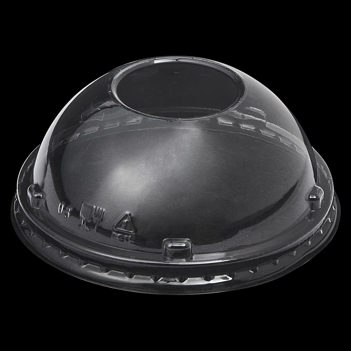 Victoria Bay Lid Dome PET Clear For 4 OZ Food Container 50 Count/Pack 20 Packs/Case 1000 Count/Case