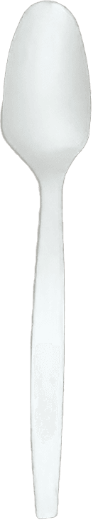Victoria Bay Teaspoon CPLA White Heavyweight 1000/Case
