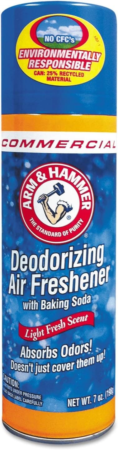 Arm & Hammer Air Freshener & Deodorizer Light Fresh Aerosol 7 OZ 12/Case