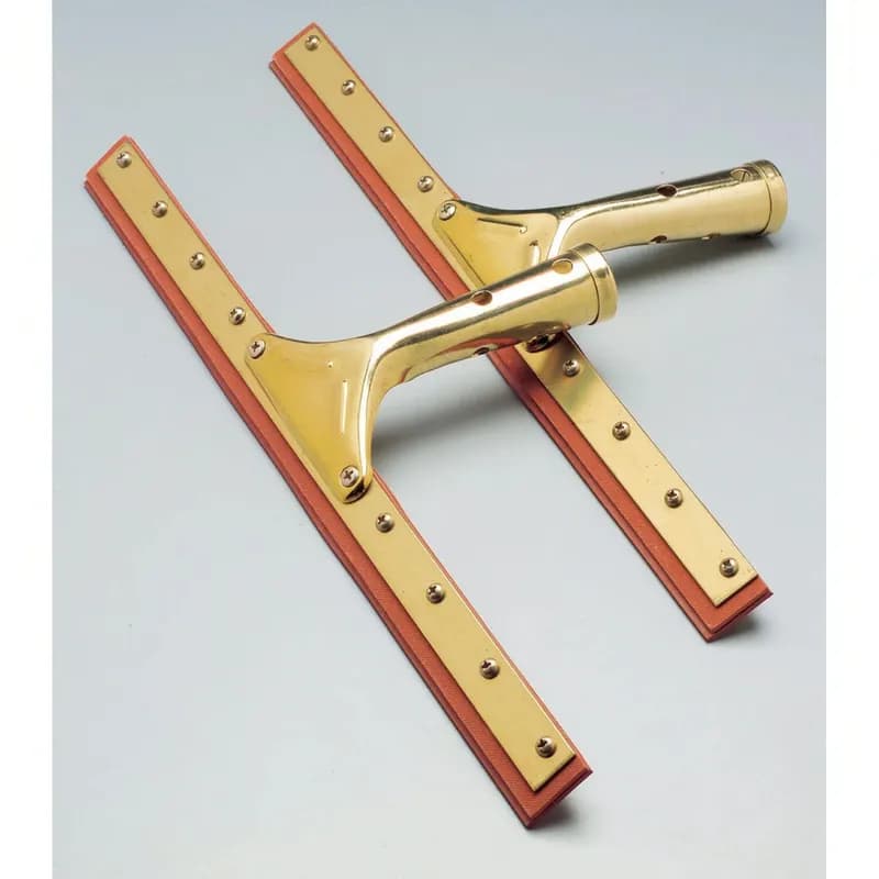 SKILCRAFT® Window Glass Cleaning Squeegee 12 IN Brass 1/Each
