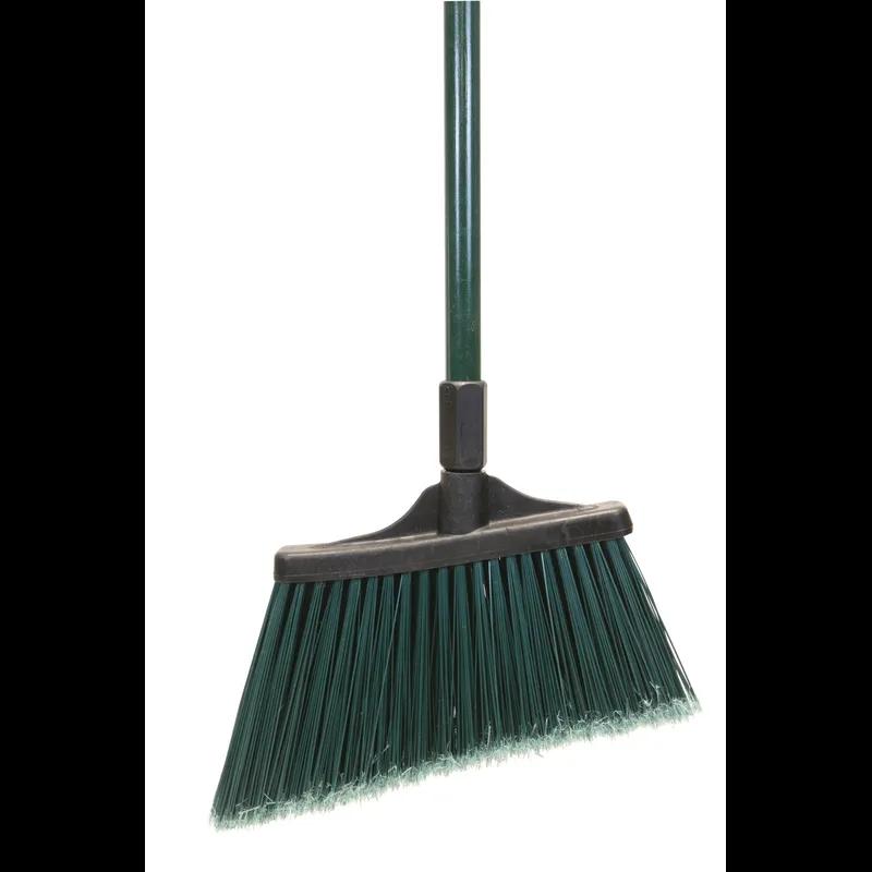MaxiSweep™ Broom 48IN Green Black PET Fiberglass With 13IN Head Angled Flagged 1/Each