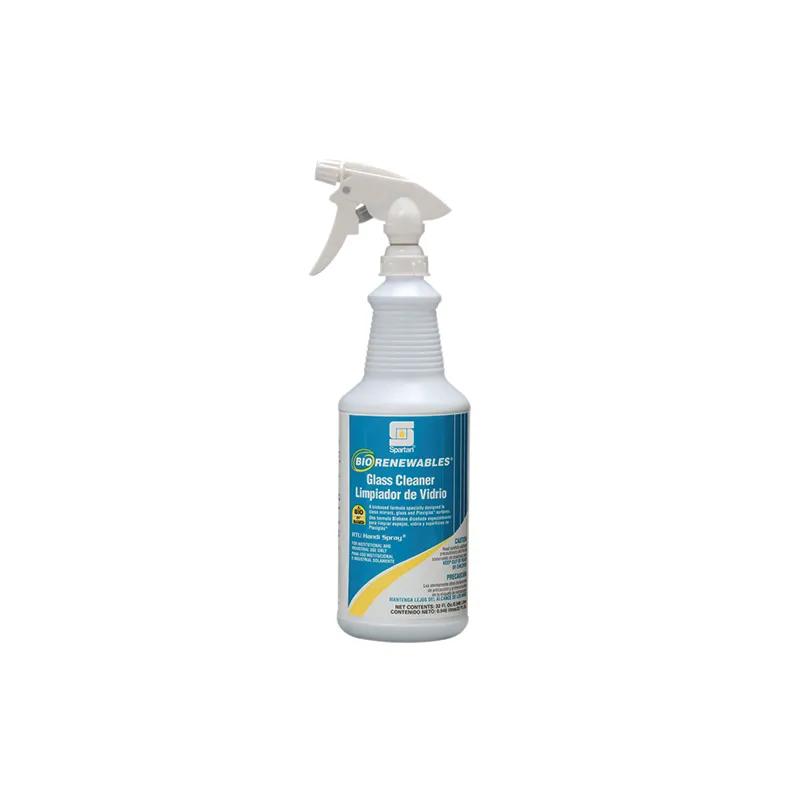 BioRenewables® Waterfall Glass Cleaner 32 OZ Neutral RTU Bio-Based With Trigger Sprayer 12/Box