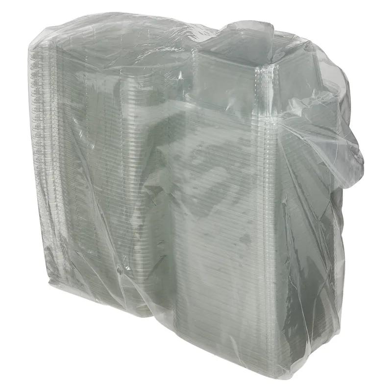 Victoria Bay Deli Container Hinged 12 OZ RPET Clear Tamper-Evident 60 Count/Pack 4 Packs/Case 240 Count/Case