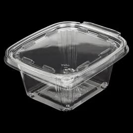 Victoria Bay Deli Container Hinged 16 OZ RPET Clear Tamper-Evident 60 Count/Pack 6 Packs/Case 240 Count/Case