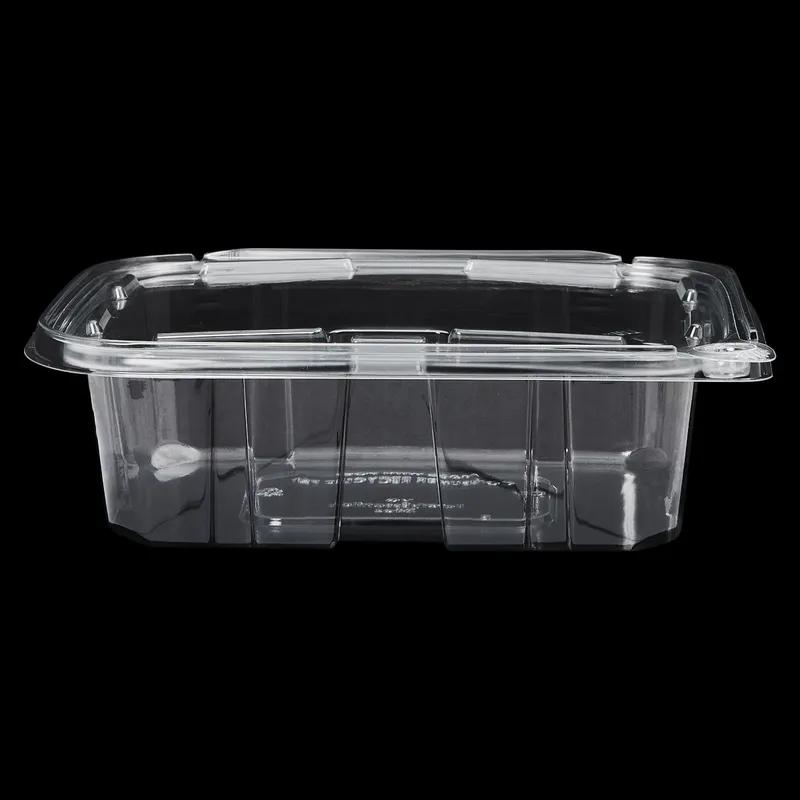 Victoria Bay Deli Container Hinged 24 OZ RPET Clear Tamper-Evident 100 Count/Pack 2 Packs/Case 200 Count/Case