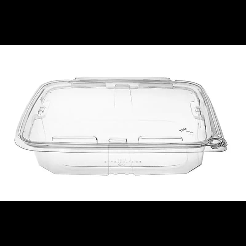 Victoria Bay Deli Container Hinged 35 OZ RPET Clear Tamper-Evident 90 Count/Pack 2 Packs/Case 180 Count/Case