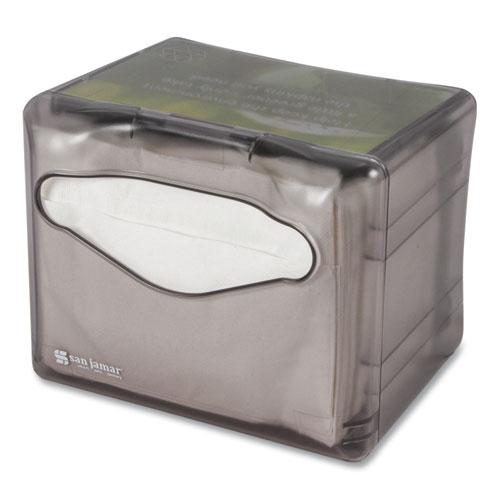 San Jamar Napkin Dispenser Black Full Fold Tabletop 1/Each