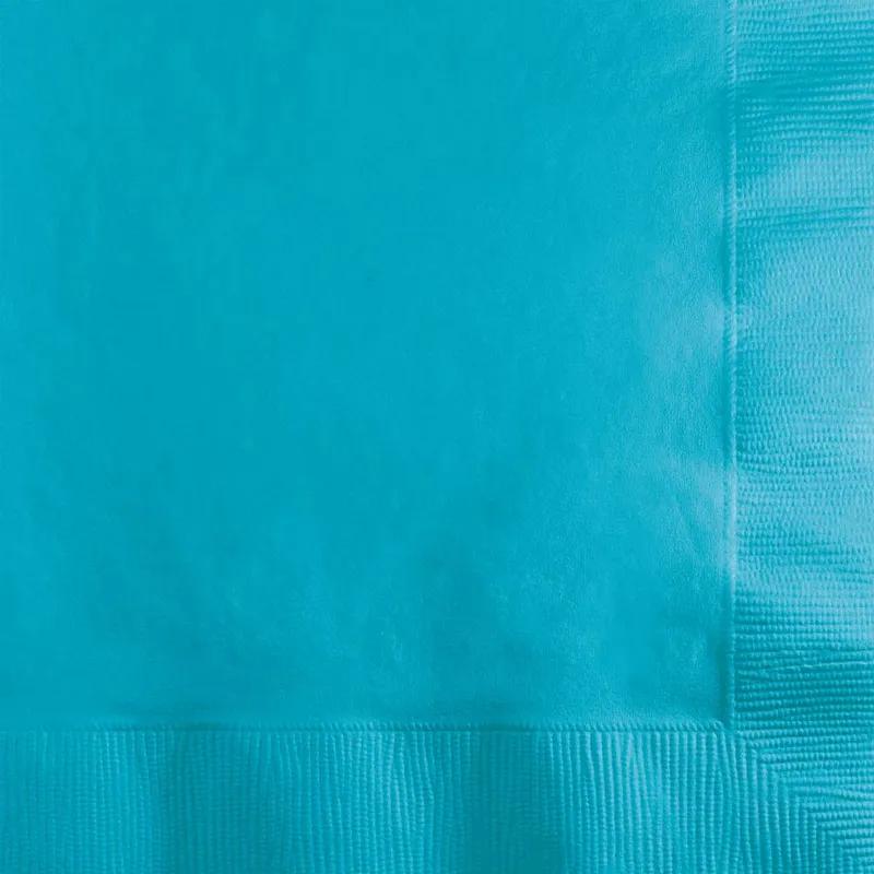 Beverage Napkins Blue 3PLY 50 Count/Pack 10 Packs/Case 500 Count/Case