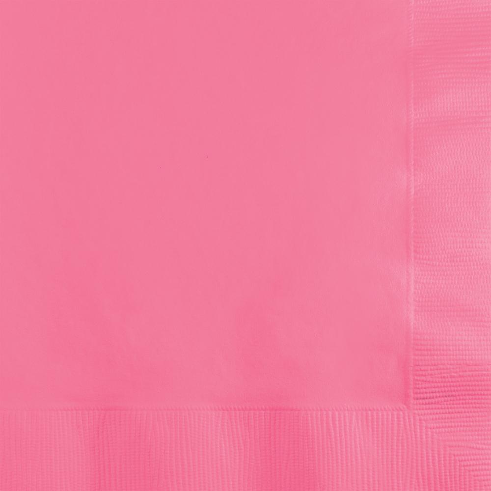 Beverage Napkins Pink 3PLY 50 Count/Pack 10 Packs/Case 500 Count/Case