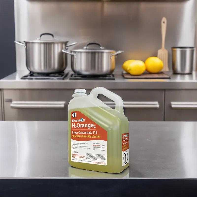H₂Orange₂ Fresh Orange Sanitizer Neutral Liquid Virucidal Concentrate 1/Each