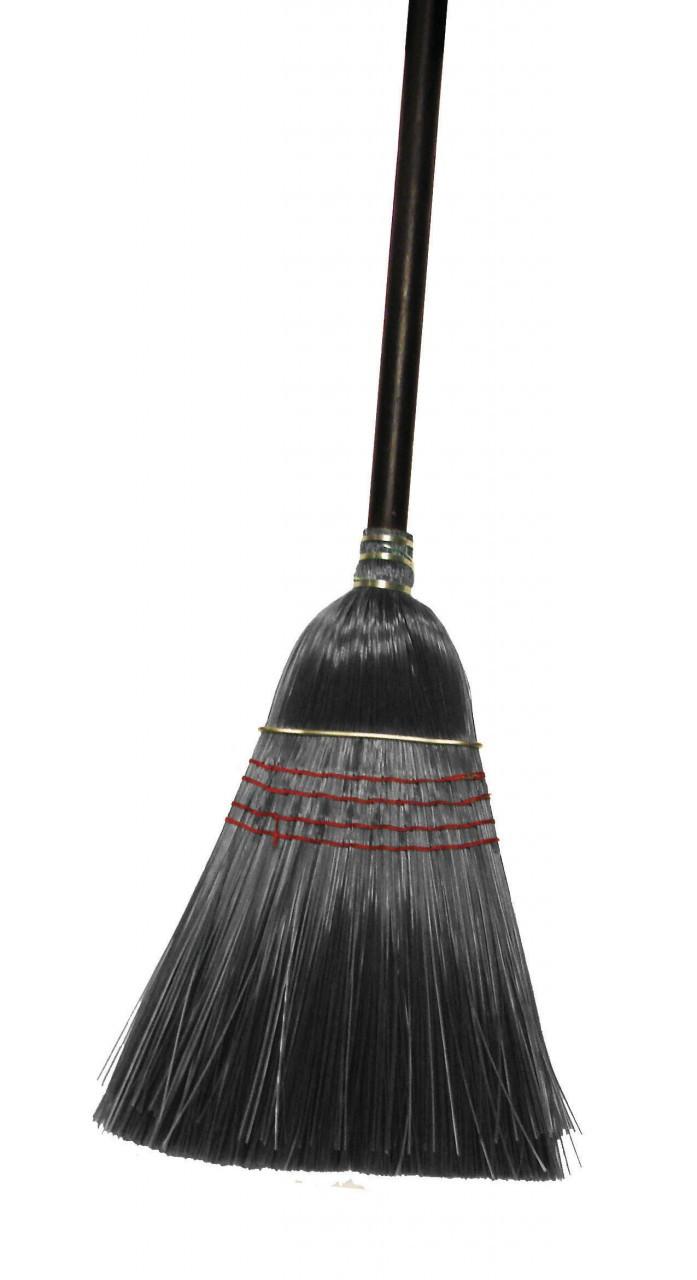 Janitor Warehouse Broom 1.13X56.5X12 IN Black 1/Each