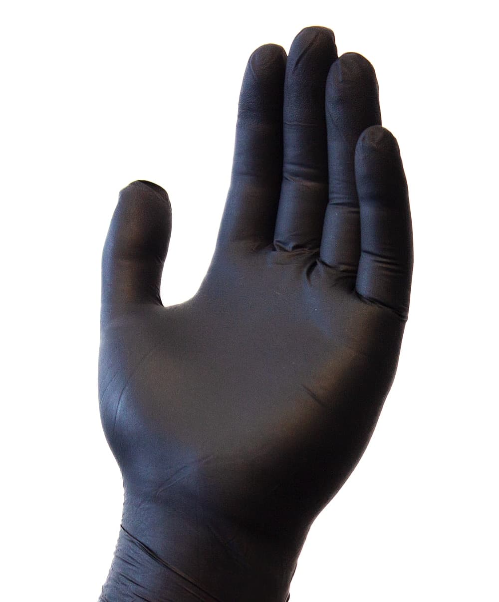 Safety Zone® Gloves XL Black Nitrile Disposable Powder-Free 100/Box