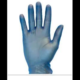 Gloves Medium (MED) Blue Vinyl Disposable Powder-Free 100 Count/Box 10 Box/Case