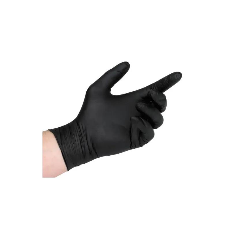 Examination Gloves Small (SM) Black 5MIL Nitrile Powder-Free 100/Box