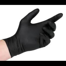 Examination Gloves XL Black Nitrile Powder-Free 1000/Case