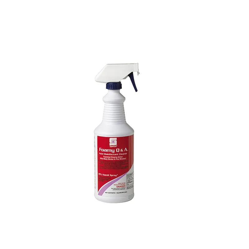 Foamy Q & A® Citrus Scent Disinfectant 1 QT Acidic RTU Acid-Based Ready to Use 12 Count/Case