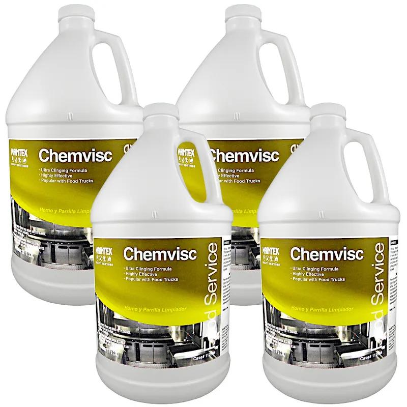 Chemvisc Detergent Oven & Grill Cleaner 1 GAL 4/Case