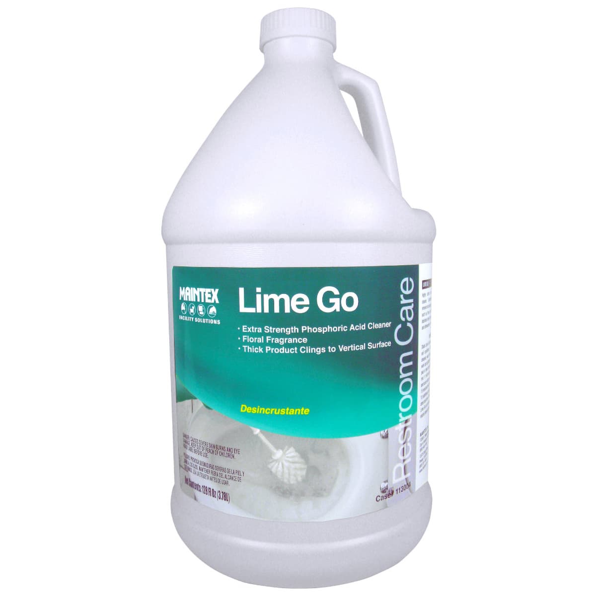 Lime Go Phosphoric Acid Spot Remover Descaler Restroom Cleaner 1 GAL 4 Count/Case