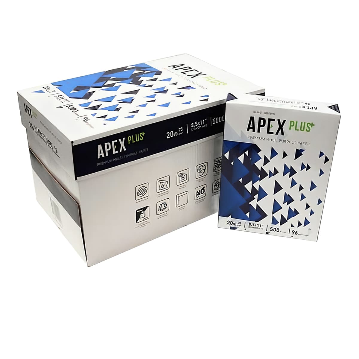 Copy Paper 11X8.5 IN White 20# 96 Bright 5000/Case