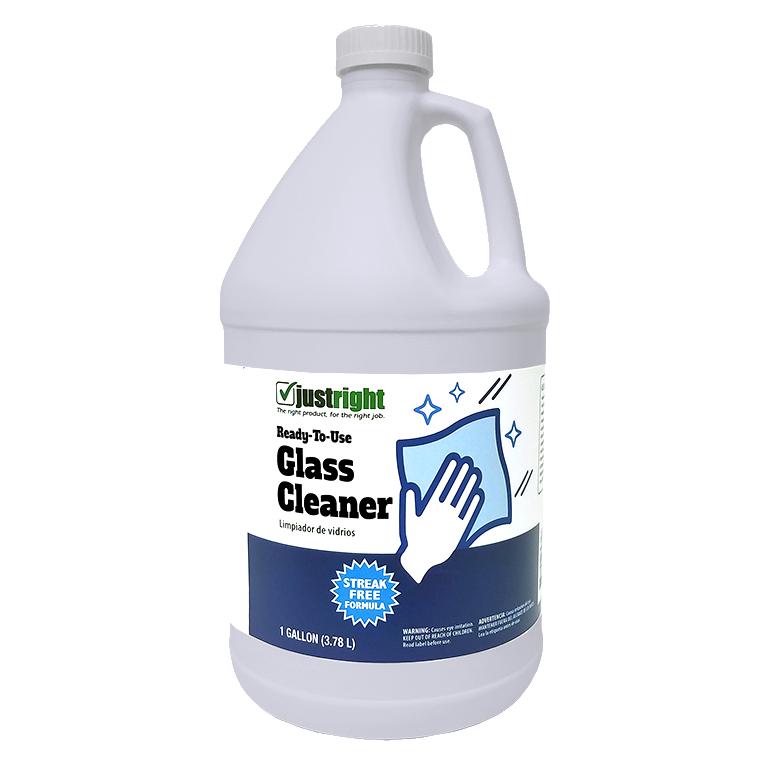 Just Right Glass & Surface Cleaner 1 GAL Liquid Ready to Use 4 Count/Case